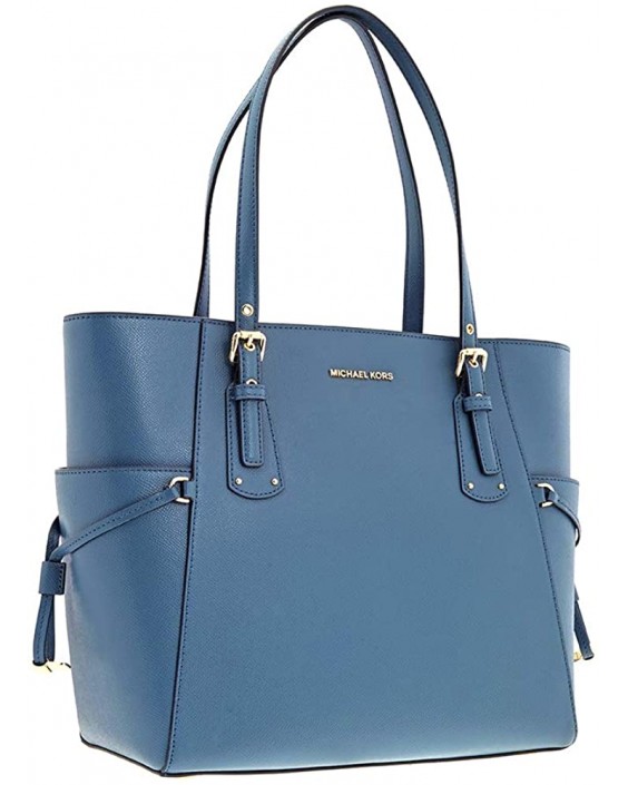 Kabelka Michael Kors Voyager Kožená Tote in Dark Chambray