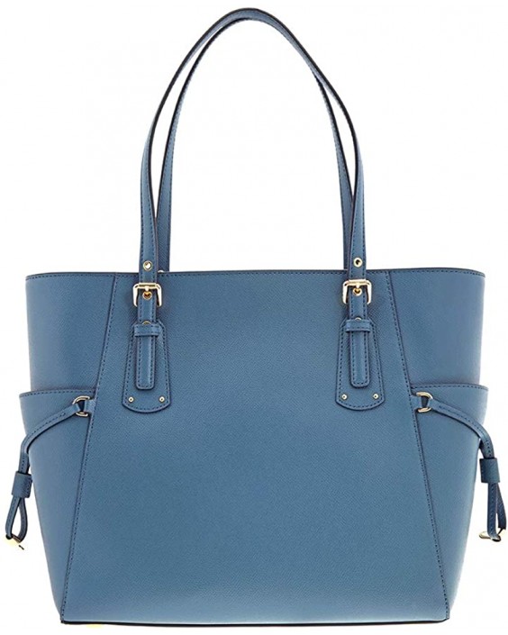 Kabelka Michael Kors Voyager Kožená Tote in Dark Chambray