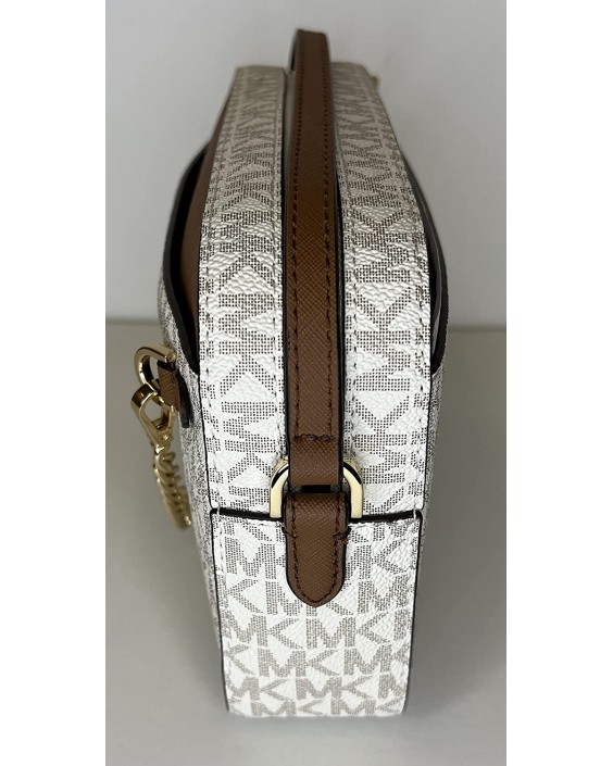 Michael Kors Jet Set Large Chain Crossbody bundled with with SM TZ Coinpouch and Michael Kors Purse Hook