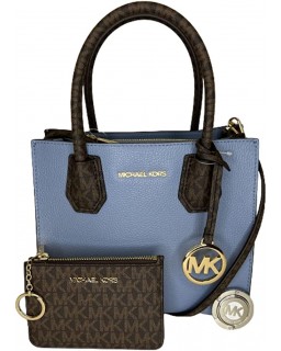 Kabelka Michael Kors Mercer MD Messenger bundled with Michael Kors SM TZ Coinpouch and Michael Kors Purse Hook