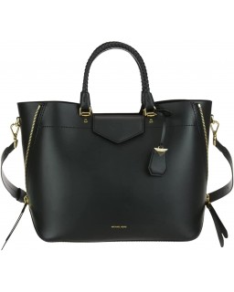 Kabelka Michael Kors Blakely Ladies Medium Kožená Satchel, Black/Gold