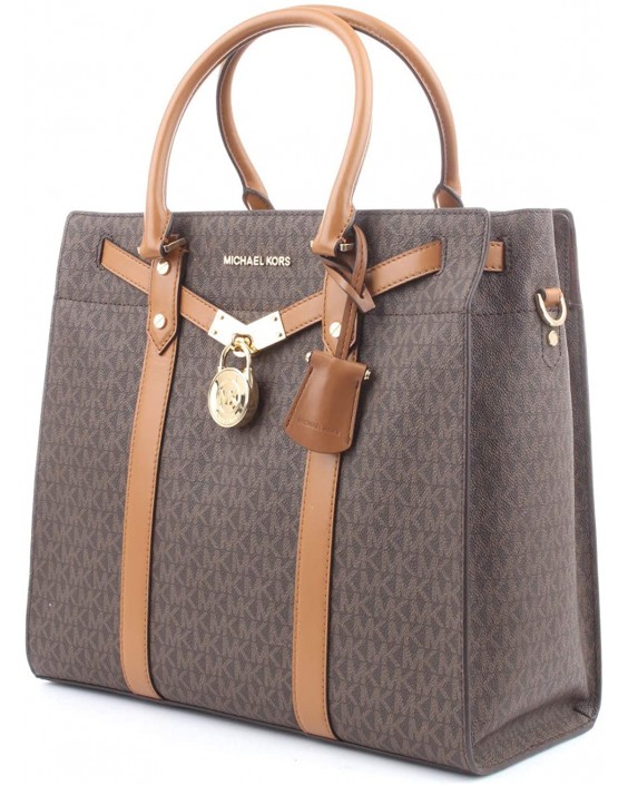 Kabelka Michael Kors Nouveau Hamilton Large Tote Brown/Acorn One Size