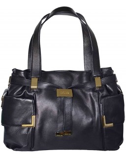 Kabelka Michael Kors Beverly Large Kožená Drawstring Satchel, Black