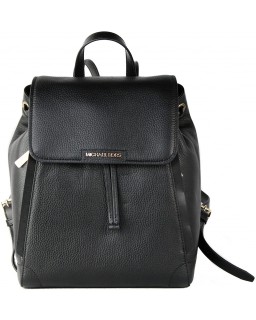 Kabelka Michael Kors Ginger Medium Drawstring Kožená Backpack - Black