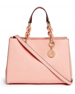 Kabelka Michael Kors Cynthia MEDIUM Satchel PALE PINK