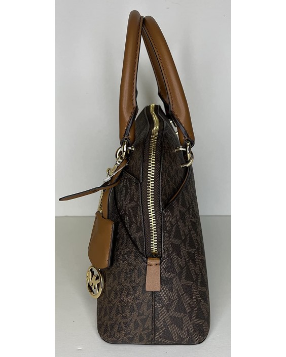 Michael Kors Jet Set Travel MD Dome Xcross Satchel bundled with Large Phone and Michael Kors Purse Hook