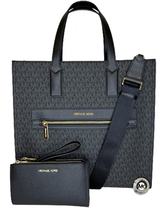 Kabelka Michael Kors Kenly Large NS Tote bundled with LG Double Wristlet and Michael Kors Purse Hook