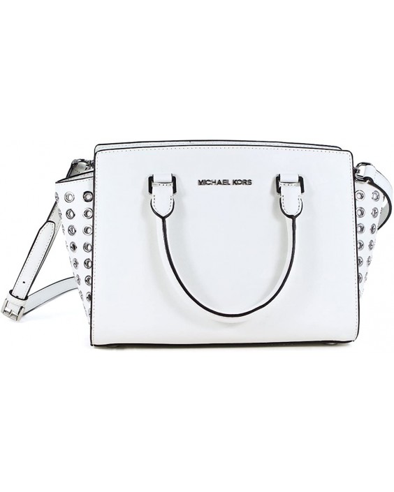 Kabelka Michael KORS Selma Medium Grommet Satchel - Optic White