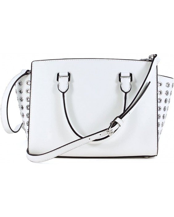 Kabelka Michael KORS Selma Medium Grommet Satchel - Optic White