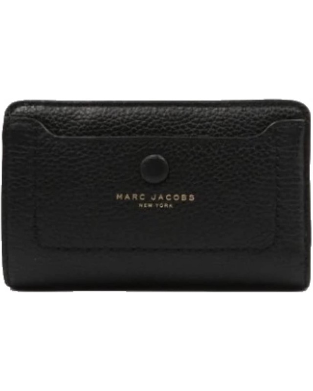 Marc Jacobs M0013051 Black With Gold Hardware Empire City Compact