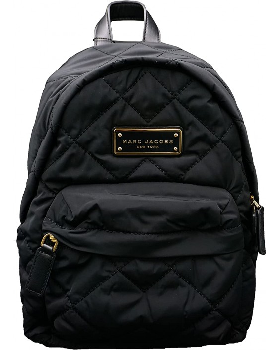 Kabelka Marc Jacobs M0016679 Black/Gold Hardware Quilted Nylon Mini Backpack