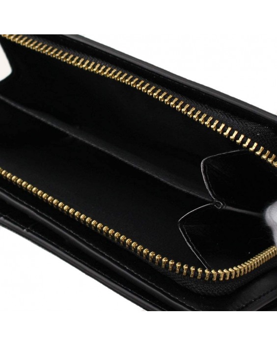 Marc Jacobs M0016990 Black Saffiano Kožená With Gold Hardware Medium Bifold