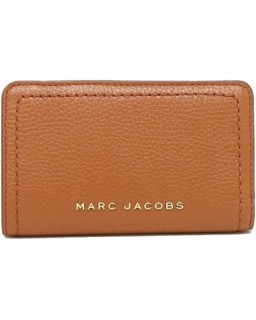 Marc Jacobs S104L01SP21 Smoked Almond With Gold Hardware Groove Medium Bifold Kožená