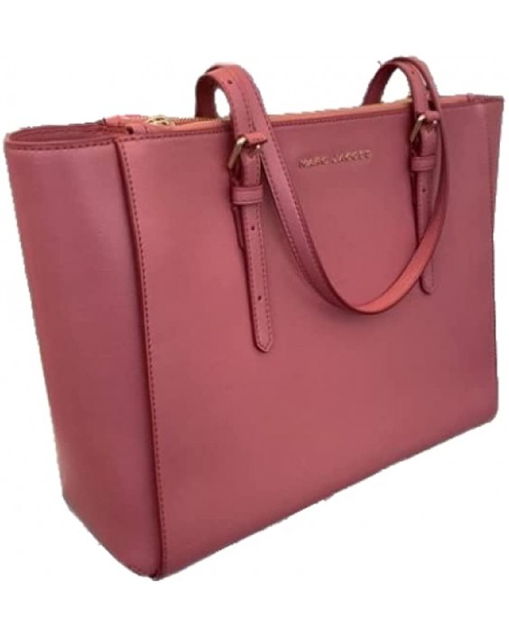 Kabelka Marc Jacobs M0016410 Santa Fe Red Commuter With Gold Hardware Kožená Tote