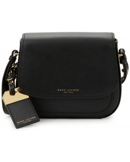 Kabelka Marc Jacobs Rider Kožená Crossbody (Black)