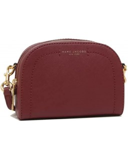 Kabelka Marc Jacobs M0011341-602 Sultry Red Kožená Playback Crossbody