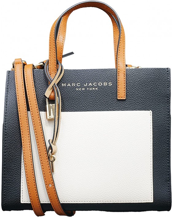 Kabelka Marc Jacobs M0016132 Smoked Almond/Gold Hardware Grind Colorblocked Mini Tote