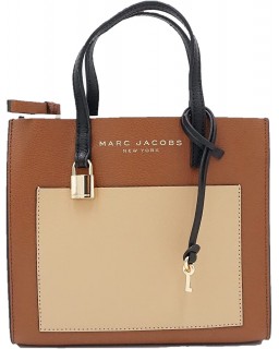 Kabelka Marc Jacobs M0016132 Chocolate Truffle With Gold Hardware Grind Color Block Mini Tote…