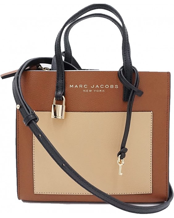 Kabelka Marc Jacobs M0016132 Chocolate Truffle With Gold Hardware Grind Color Block Mini Tote…