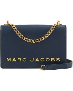 Kabelka Marc Jacobs M0015908 Blue Sea Gold Hardware Kožená Crossbody