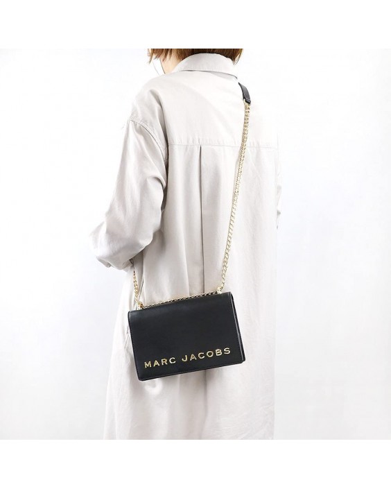 Kabelka Marc Jacobs M0015908 Black Gold Hardware Small Kožená Crossbody