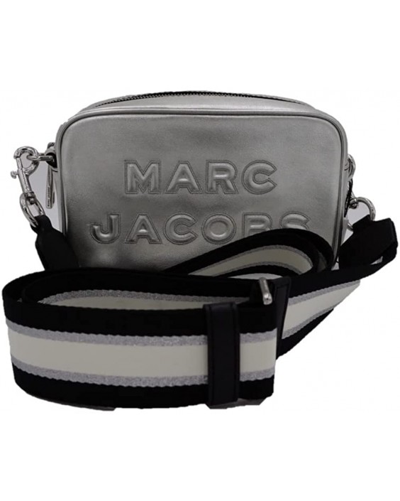 Kabelka Marc Jacobs M0014465 Silver Color With Silver Hardware Flash Collection Kožená Crossbody