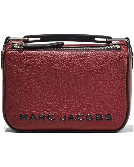 Kabelka Marc Jacobs The Softbox 20 Vachetta Red With Silver Hardware Pebbled Kožená dámské