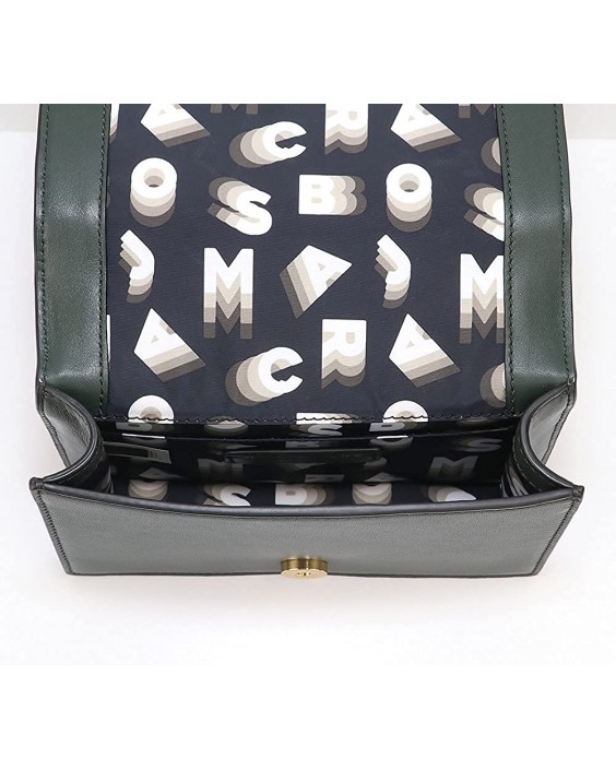 Kabelka Marc Jacobs M0015908 Kombu Green Gold Hardware Kožená Crossbody