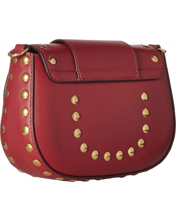 Kabelka Marc Jacobs Studded Navigator- Cabernet Red