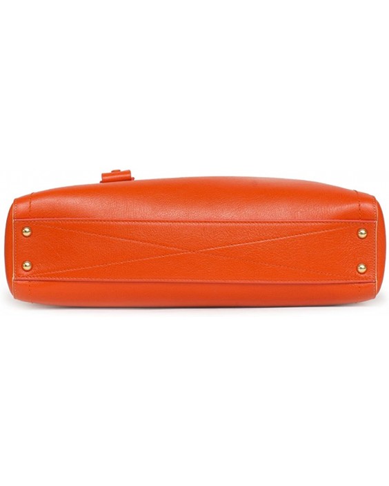 Kabelka Marc Jacobs Satchel the 1984leather Purse Mandarin Orange Italy