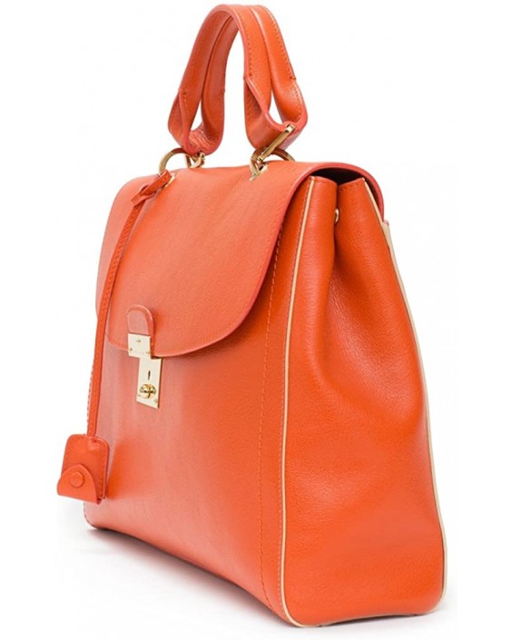 Kabelka Marc Jacobs Satchel the 1984leather Purse Mandarin Orange Italy