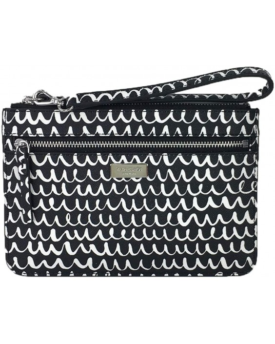 Kabelka Kate Spade Pop Scallop Tinie Wristlet, Black/Cream