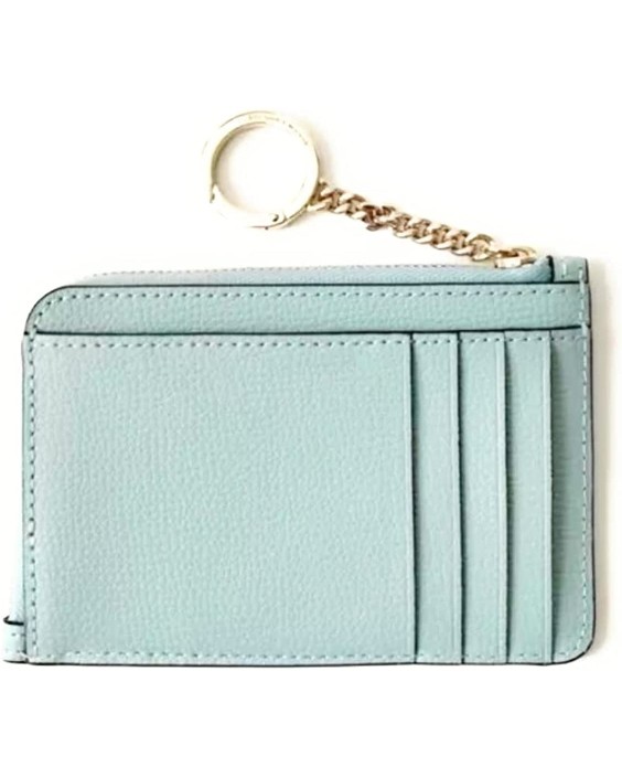 Kate Spade Darcy Daisy Embroidered Medium L-Zip Card Holder