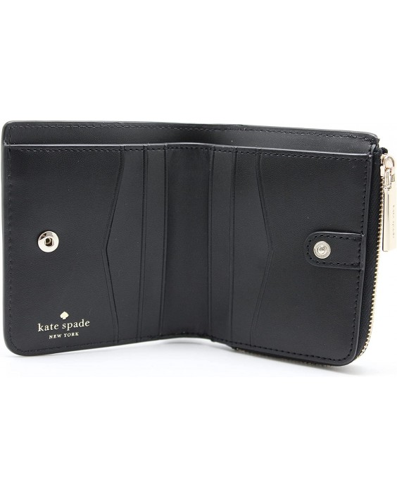 Kate Spade Staci Small L-Zip Bifold Black