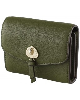 Kate Spade Marti Small Flap Pebbled Kožená In Enchanted Green