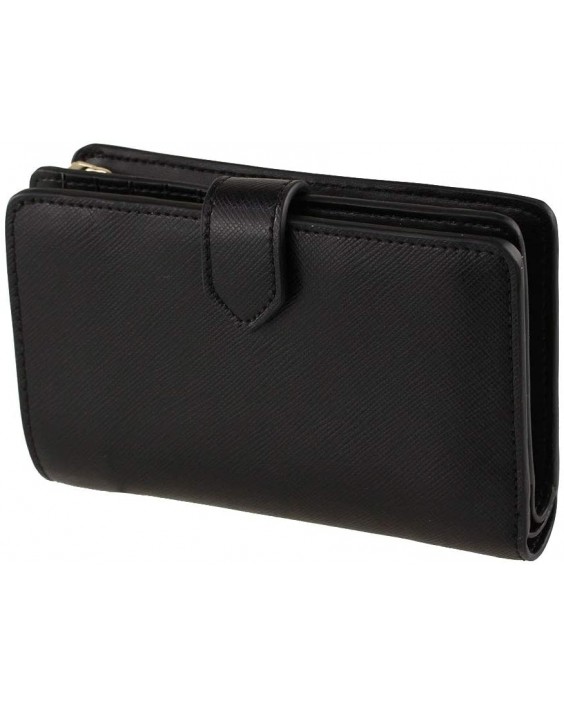 Kate Spade New York Staci Medium Compact Bifold Saffiano Black