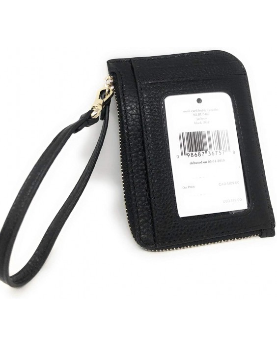 Kabelka Kate Spade New York Small Card Holder Wristlet Soft Kožená Black