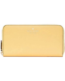 Kate Spade New York Large Continental Zip Around (Daybreak Yellow)