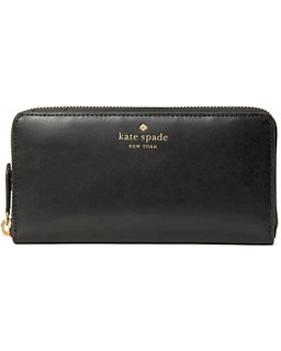 Kate Spade New York Jana Large Continental Kožená (Black)