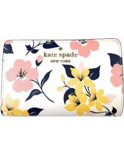 Kate Spade New York Staci Lily Blooms Medium Compact Bifold