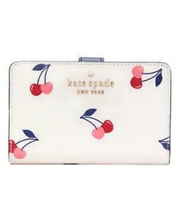 Kate Spade New York Staci Medium Cherry Compact Bifold