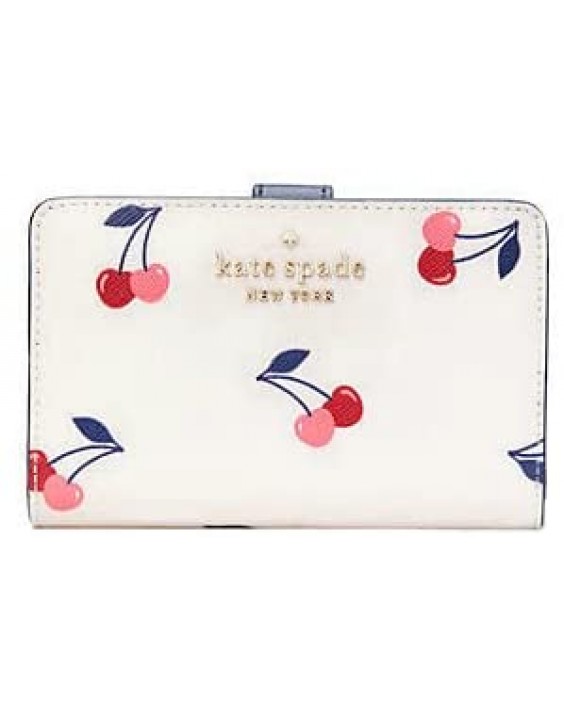 Kate Spade New York Staci Medium Cherry Compact Bifold