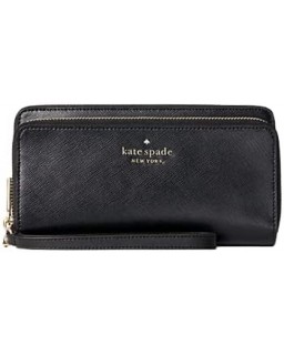 Kate Spade Staci Large Carryall Wristlet Clutch in Black