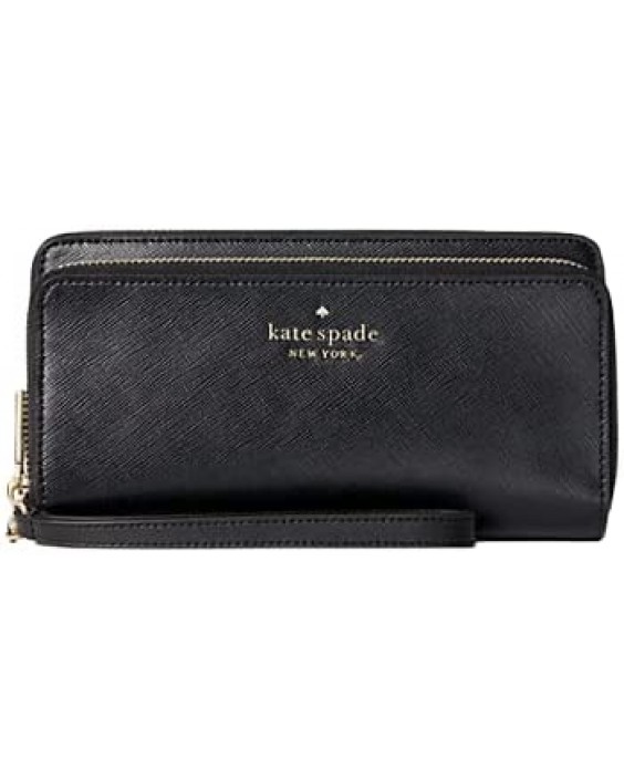 Kate Spade Staci Large Carryall Wristlet Clutch in Black