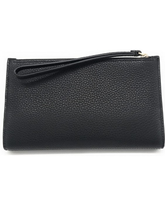 Kabelka Kate Spade New York Leila Medium Pebbled Kožená Phone Wristlet (Black)