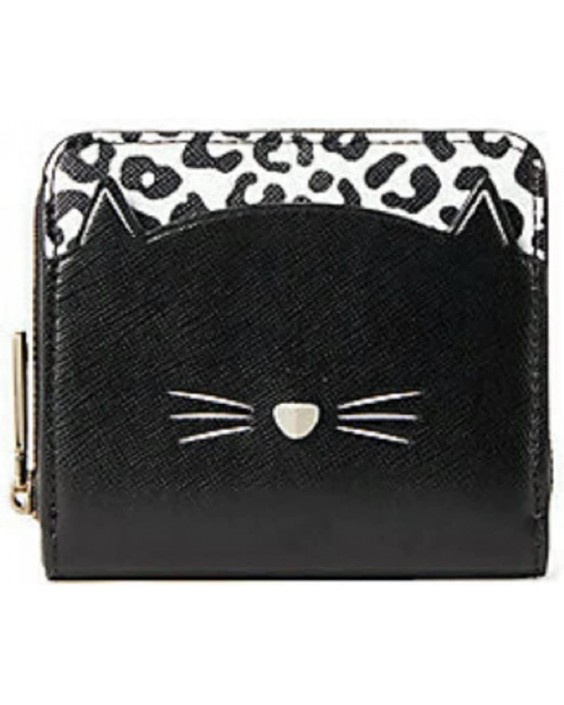 Kate Spade New York Meow Cat Small Zip Around