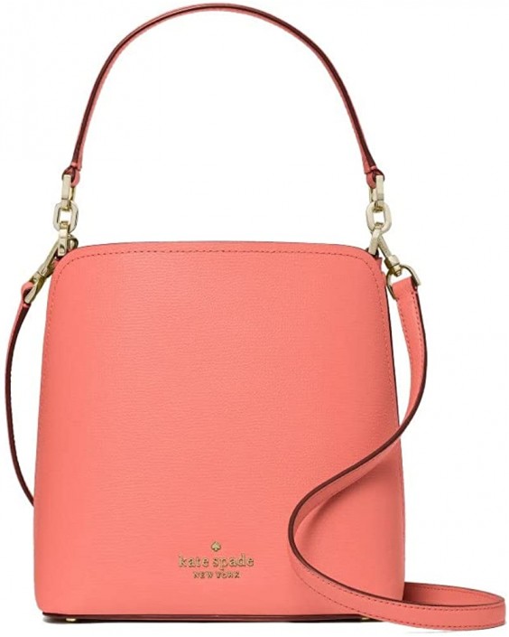 Kabelka Kate Spade New York Magnetic Snap Closure Darcy Small Bucket (Peach nect)