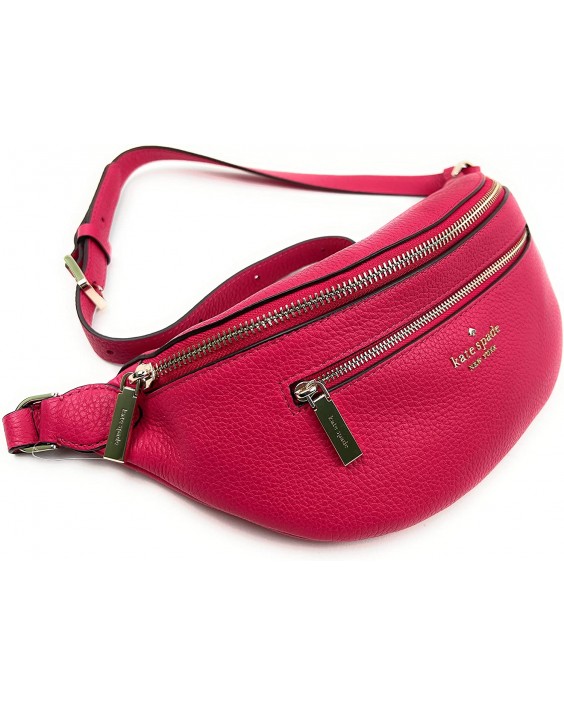 Kabelka Kate Spade New York Leila Pebble Kožená Belt (Bright Rose)