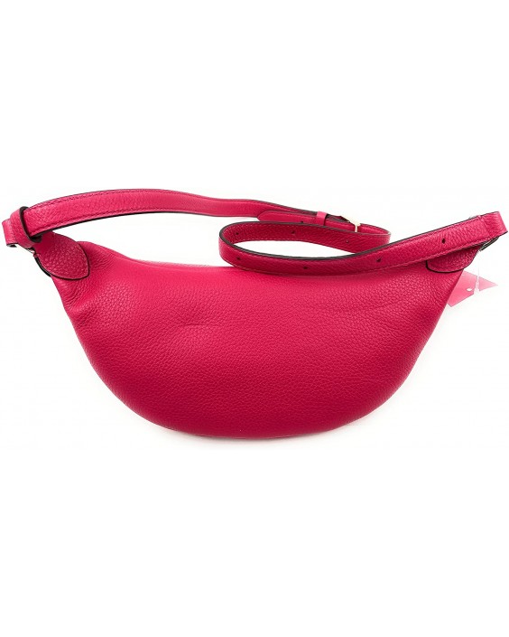 Kabelka Kate Spade New York Leila Pebble Kožená Belt (Bright Rose)