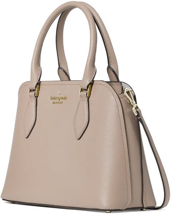 Kabelka Kate Spade Darcy Refined Grain Kožená Small Satchel (Warm Taupe)